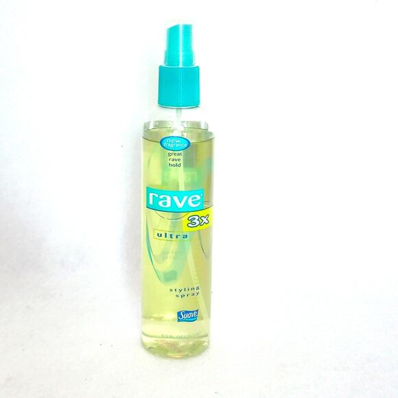 Suave Rave 3x Ultra Styling Hair Spray Spritz Lift Hold Scrunch 8.5fl oz Partial - Picture 1 of 4